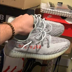 Yeezy 350 blue tint